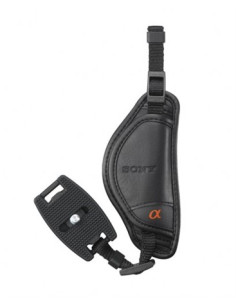 STP-GB1 AM Hand Strap in black leather for Sony Alpha